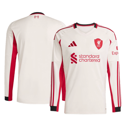 Liverpool Away Long Sleeve Soccer Jersey 2025/26