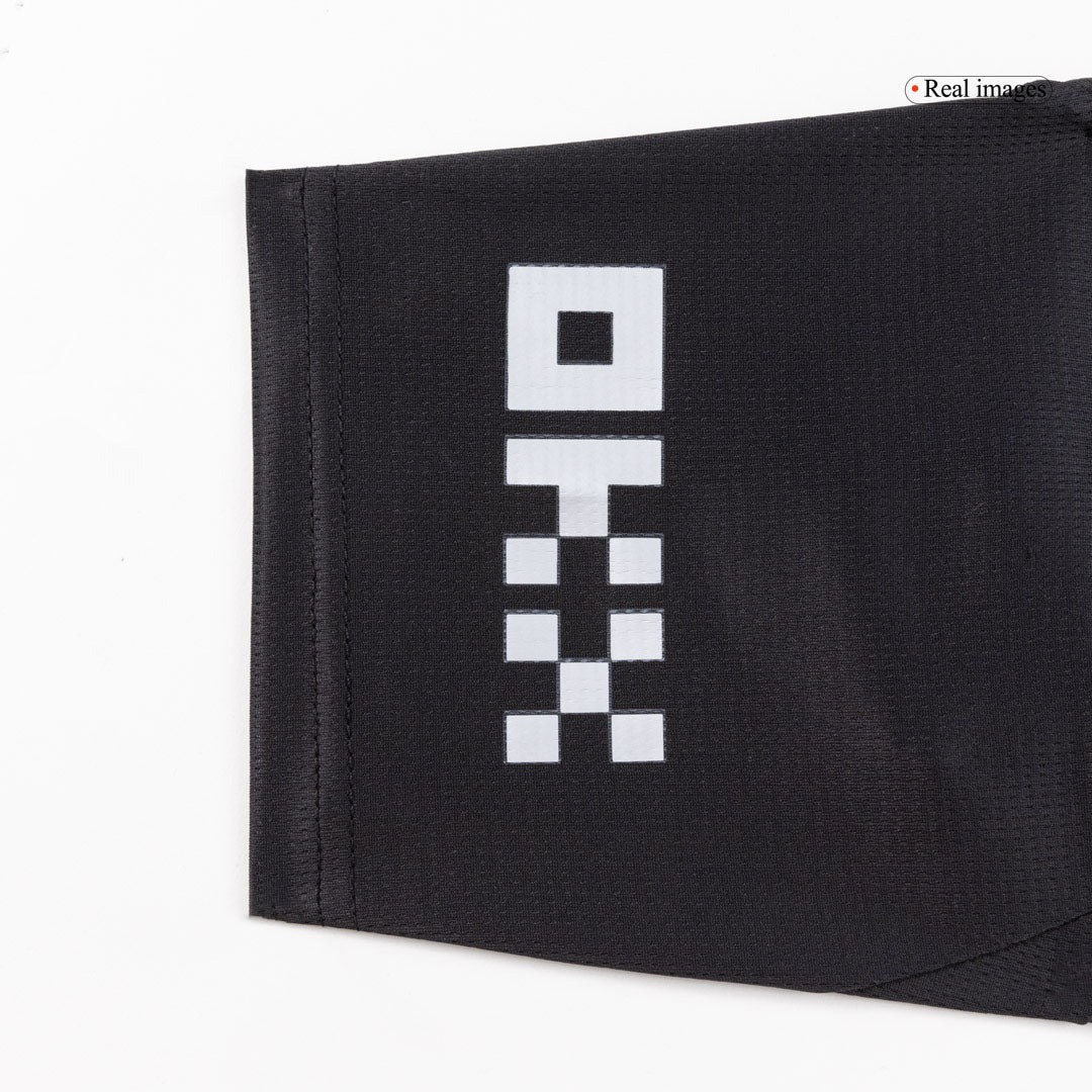 Παιδική φανέλα ποδοσφαίρου Manchester City εκτός έδρας (φανέλα+σορτς+κάλτσες) 2025/26 μαύρη