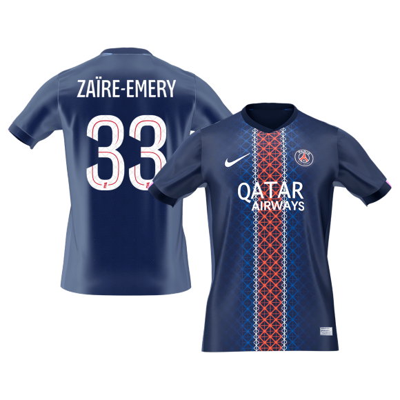 PSG φανέλα Εντός 2025/26 ZAïRE EMERY #33 - Premium
