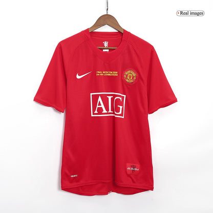 Retro Jersey ROONEY #10 Manchester United Retro Jersey Home Soccer Shirt 2007/08 - UCL Final