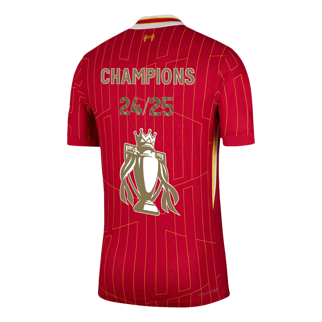 Αυθεντική ποδοσφαιρική φανέλα CHAMPIONS 24/25, εντός έδρας φανέλα Liverpool 2024/25