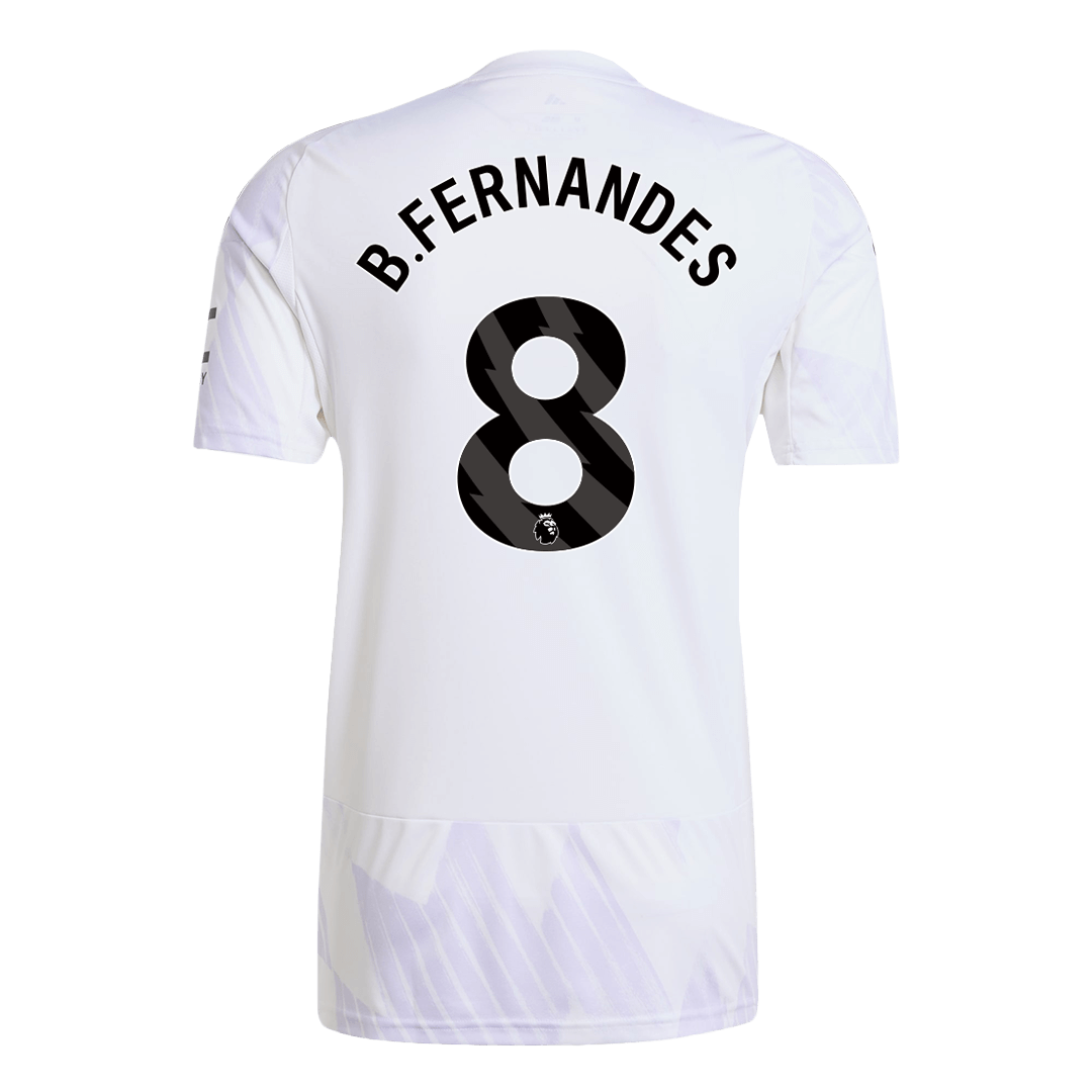 B.FERNANDES #8 Φανέλα ποδοσφαίρου Manchester United εκτός έδρας 2025/26