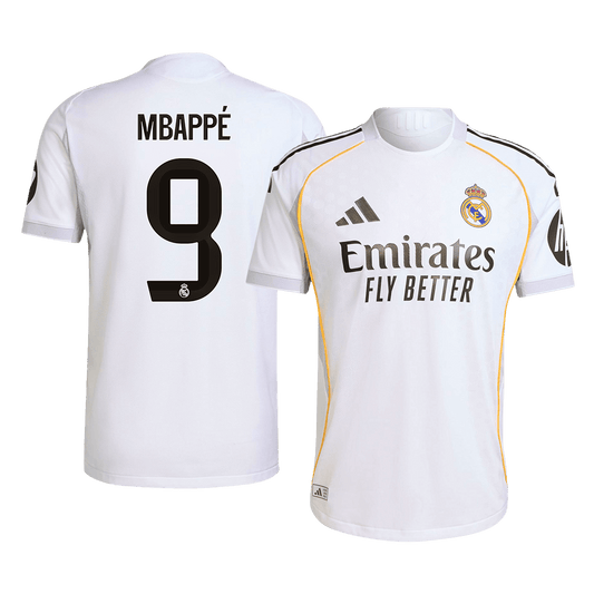 MBAPPE #9 Αυθεντική φανέλα ποδοσφαίρου της Ρεάλ Μαδρίτης στο σπίτι 2025/26