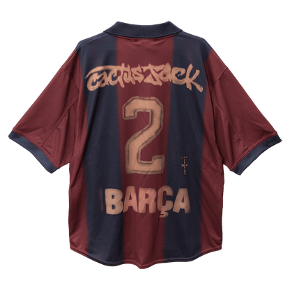 Barcelona Retro Jersey Home Soccer Shirt 2000/01
