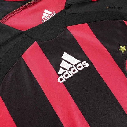 RONALDO #99 AC Milan Home Retro Long Sleeve Soccer Jersey 2006/07