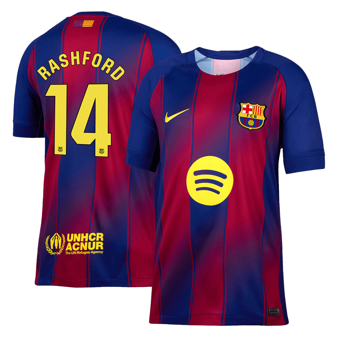 RASHFORD #14 Εντός έδρας ποδοσφαιρική φανέλα της Μπαρτσελόνα 2025/26