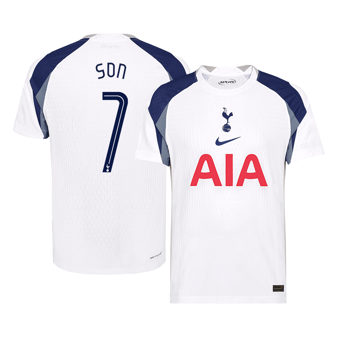 Επίσημη Αυθεντική Φανέλα Εντός Έδρας Tottenham Hotspur 2025/26 – SON #7 – UCL