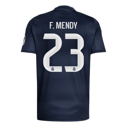 F.MENDY #23 Real Madrid Away Soccer Jersey 2025/26