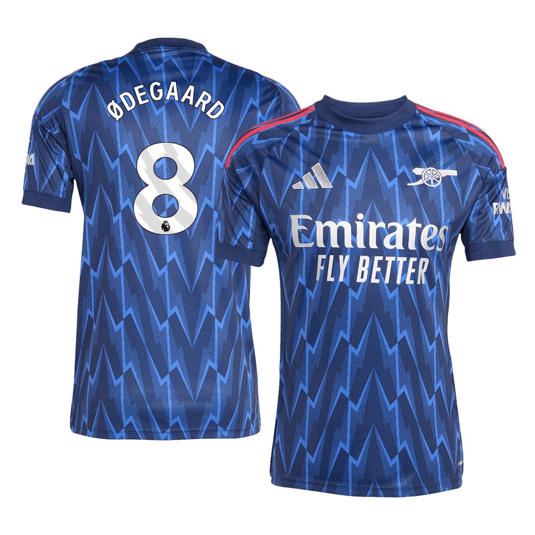 ØDEGAARD #8 εκτός έδρας ποδοσφαιρική φανέλα Άρσεναλ 2025/26