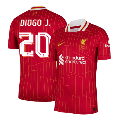 DIOGO J. #20 Αυθεντική Φανέλα Ποδοσφαίρου Liverpool Εντός Έδρας 2024/25 Κόκκινη - UCL