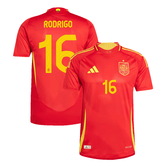 Αυθεντική φανέλα RODRIGO #16 Soccer Jersey Ισπανία 2024
