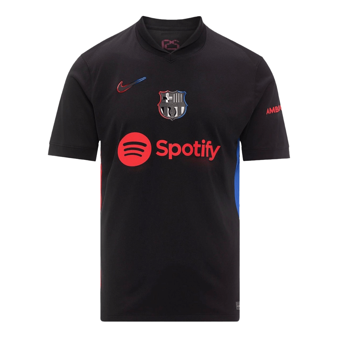 LEWANDOWSKI #9 Προσαρμοσμένη φανέλα ποδοσφαίρου Barcelona εκτός έδρας 2024/25
