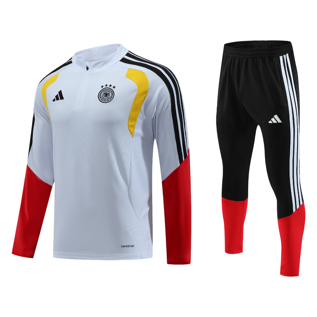 Kid's Germany Zipper Sweatshirt Kit(Top+Pants) 2026 White