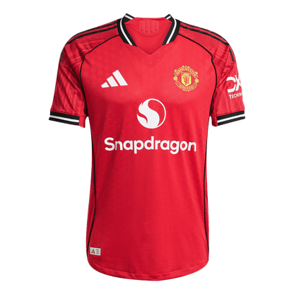 Manchester United Home Authentic Soccer Jersey 2025/26 Red