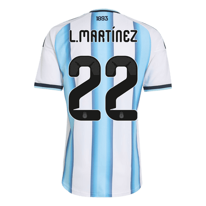 L.MARTÍNEZ #22 Argentina Home Player Version Jersey World Cup 2026