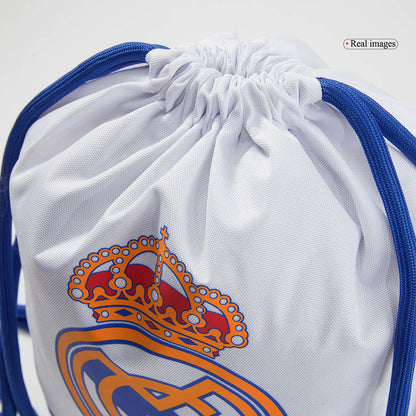 Τσάντα γυμναστικής Real Madrid σε λευκό χρώμα