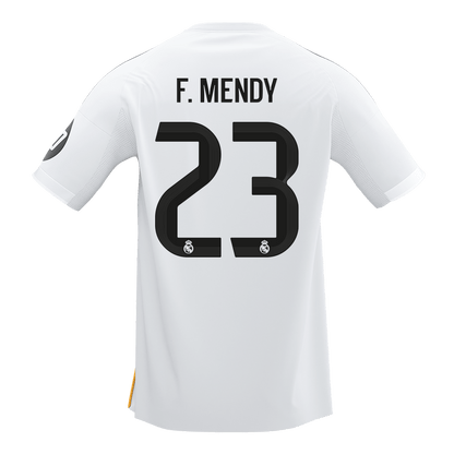 F.MENDY #23 Real Madrid Home Soccer Jersey 2025/26