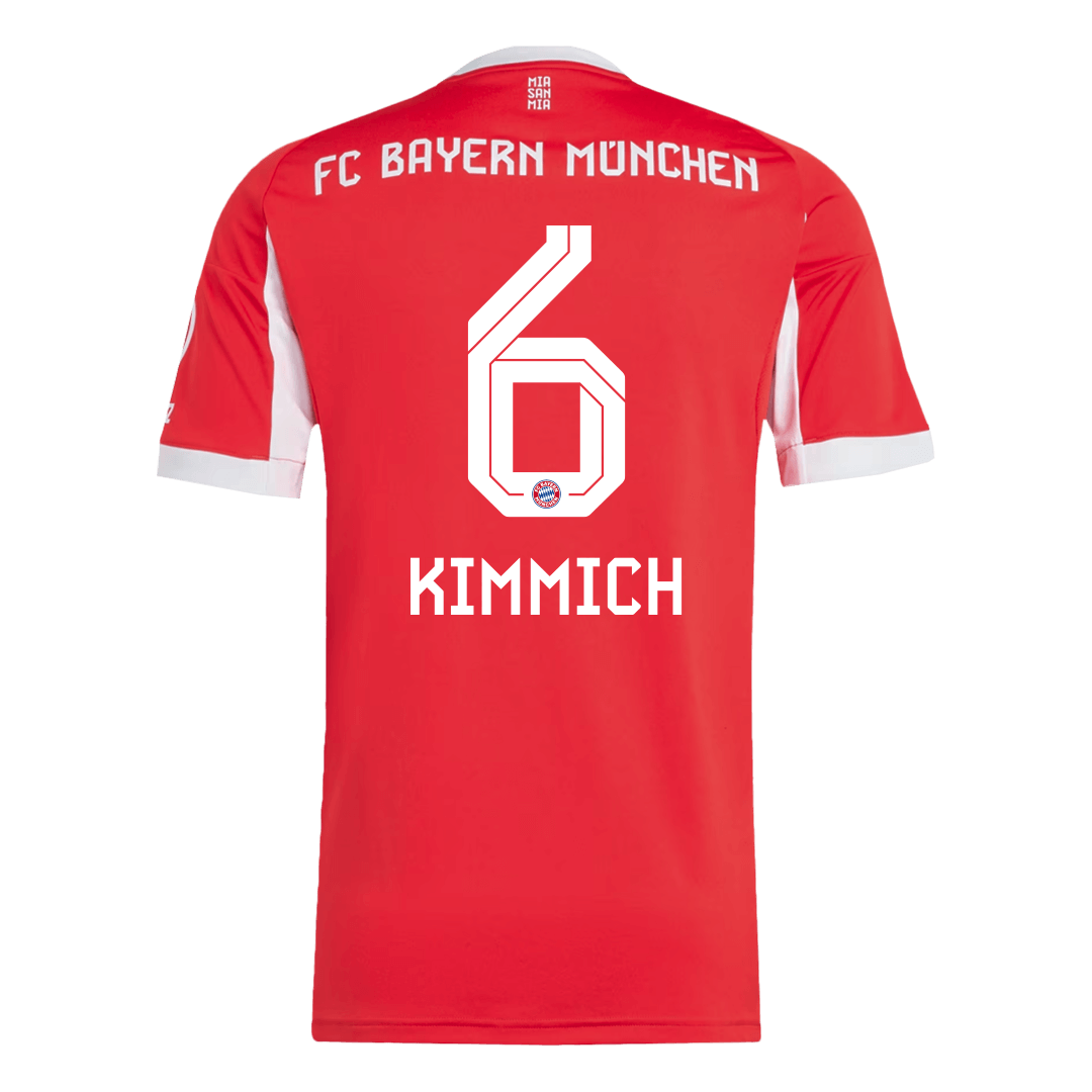Bayern Munich Jersey Custom KIMMICH #6 Soccer Jersey Home 2025/26
