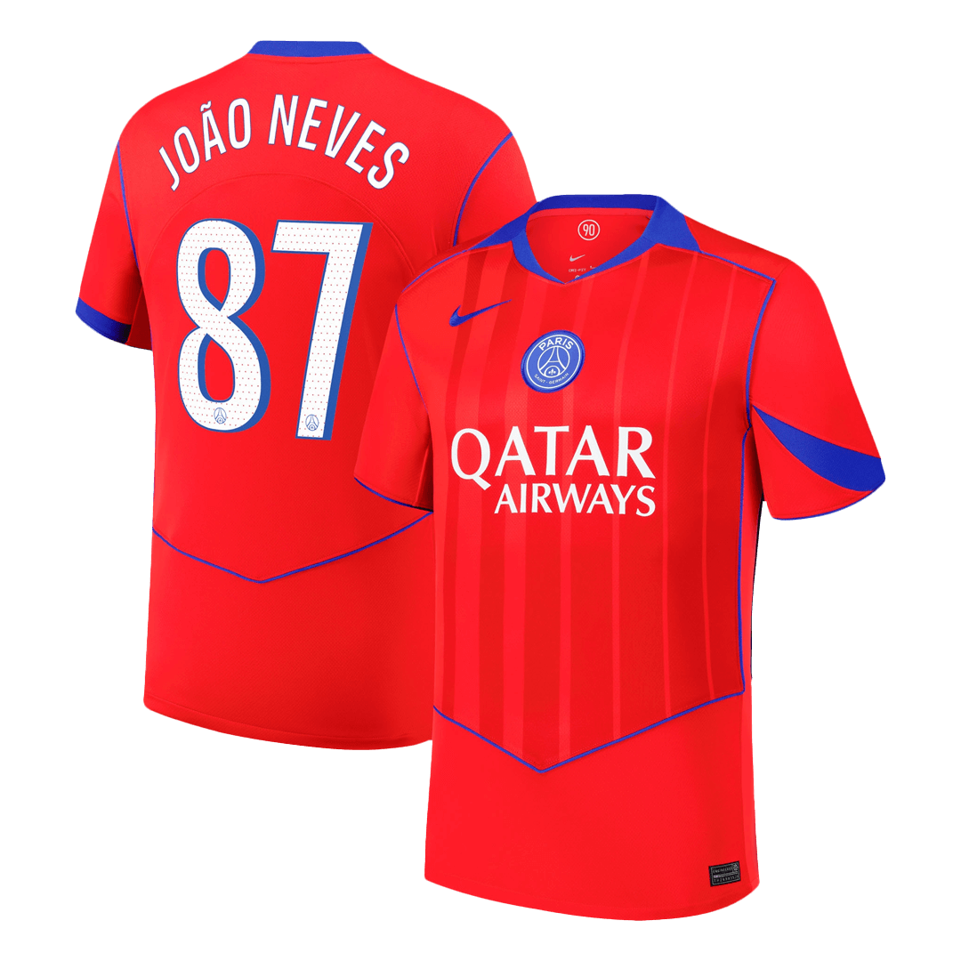 PSG φανέλα 3η φανέλα 2025/26 JOÃO NEVES #87
