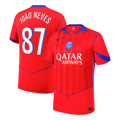 PSG φανέλα 3η φανέλα 2025/26 JOÃO NEVES #87