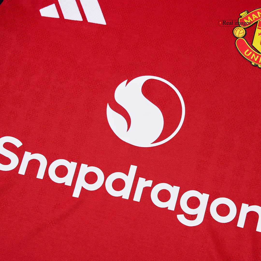 B.FERNANDES #8 Αυθεντική ποδοσφαιρική φανέλα Manchester United εντός έδρας 2025/26