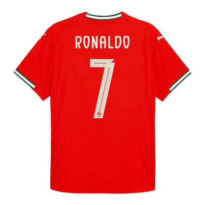 Authentic  RONALDO #7 Portugal Home Soccer Jersey 2025 Red