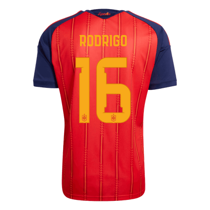 Ισπανία φανέλα Εντός Παγκόσμιο Κύπελλο 2026 RODRIGO #16 - Premium