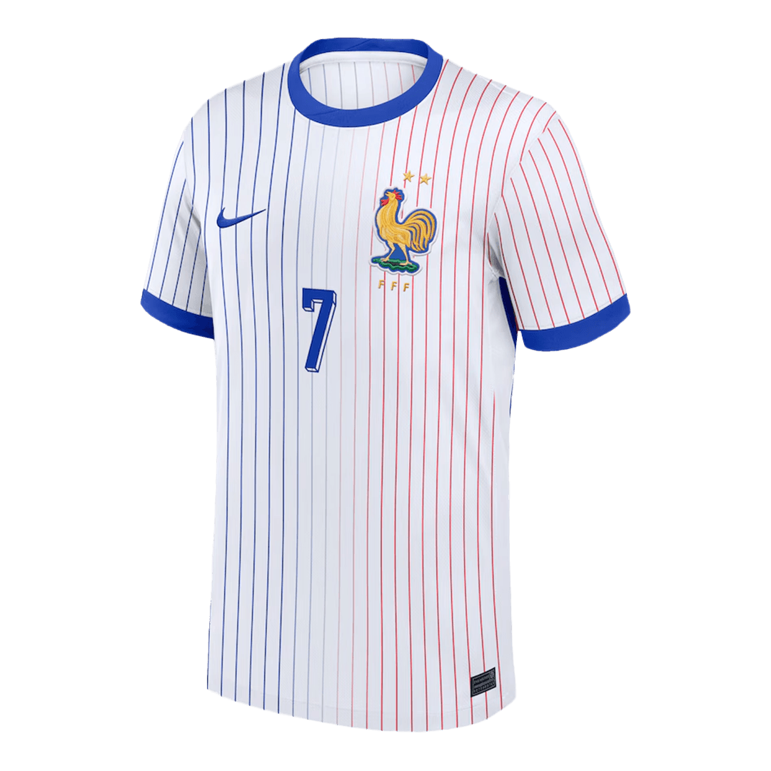 GRIEZMANN #7 Προσαρμοσμένη φανέλα France Soccer Jersey Away 2024