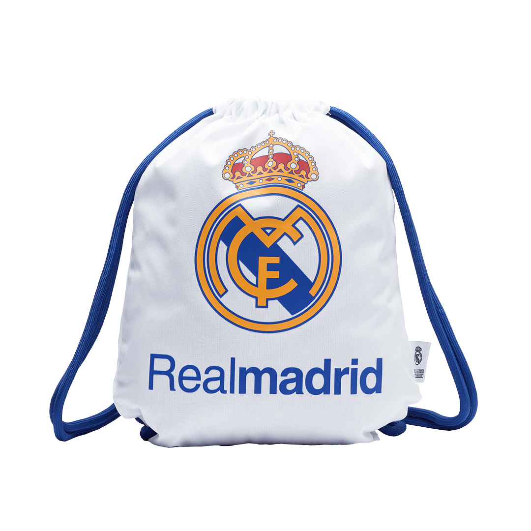 Τσάντα γυμναστικής Real Madrid σε λευκό χρώμα