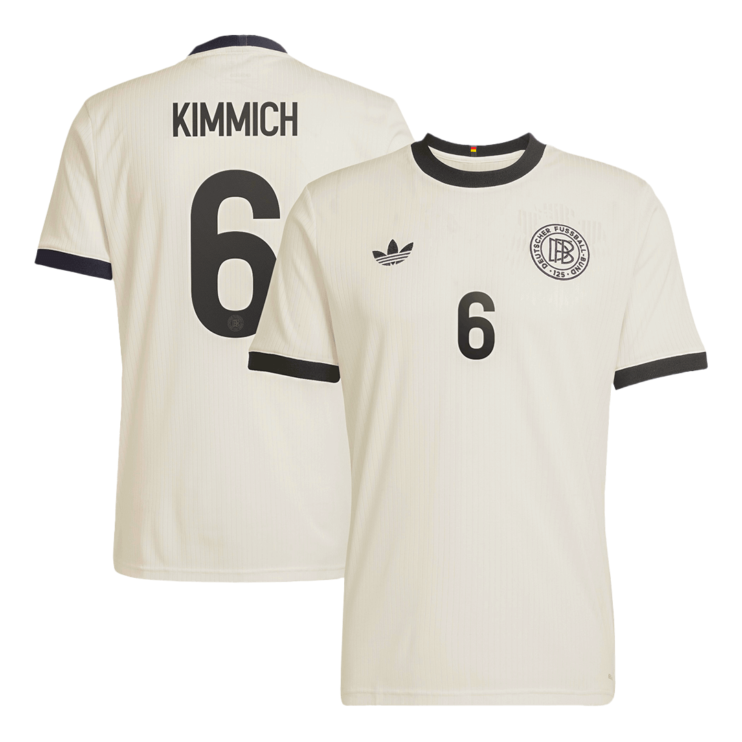 KIMMICH #6 Μπλουζάκι φανέλας ποδοσφαίρου Γερμανίας 2025 125η επέτειος