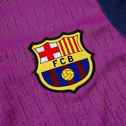 Barcelona 1/4 Zip Tracksuit 2025/26 Kids Purple