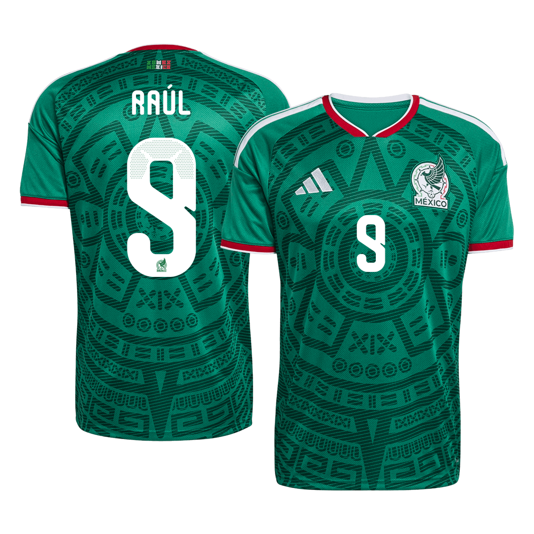 Μεξικό φανέλα Εντός Παγκόσμιο Κύπελλο 2026 Raúl #9 - Premium