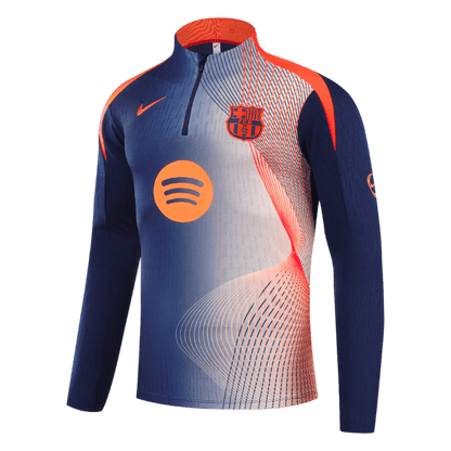 Barcelona 1/4 Zip Tracksuit 2025/26 Black&Orange