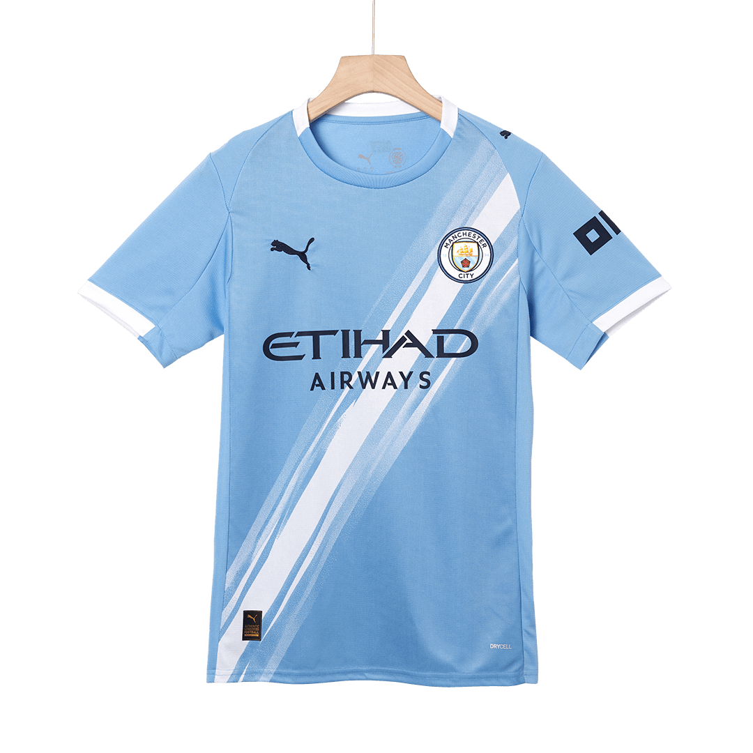 RODRIGO #16 Εντός έδρας ποδοσφαιρική φανέλα Manchester City 2025/26 Μπλε