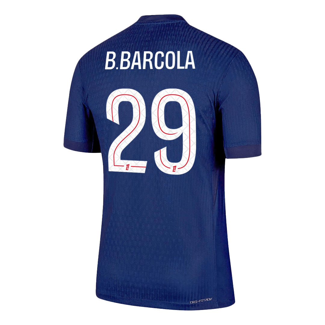 B.BARCOLA #29 PSG Αυθεντική Φανέλα Ποδοσφαίρου Εντός Έδρας 2025/26