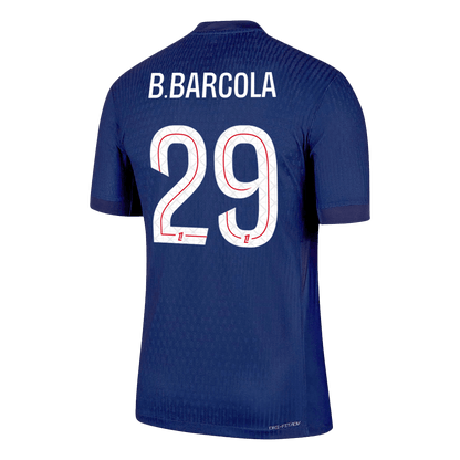 B.BARCOLA #29 PSG Αυθεντική Φανέλα Ποδοσφαίρου Εντός Έδρας 2025/26