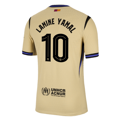 LAMINE YAMAL #10 Αυθεντική Φανέλα Εκτός Έδρας Μπαρτσελόνα 2025/26 - UCL