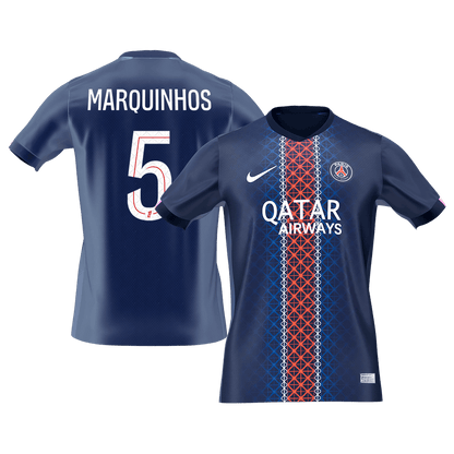 PSG φανέλα Εντός 2025/26 MARQUINHOS #5 - Premium