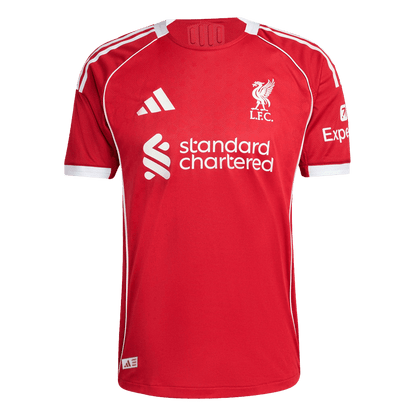 WIRTZ #7 Liverpool Home Authentic Soccer Jersey 2025/26