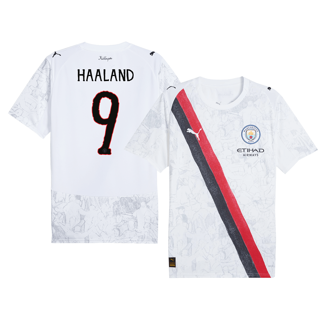 HAALAND #9 Manchester City KidSuper Soccer Jersey World Cup 2025/26 - Club World Cup