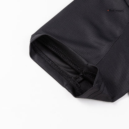 Παιδική φανέλα ποδοσφαίρου Manchester City εκτός έδρας (φανέλα+σορτς+κάλτσες) 2025/26 μαύρη