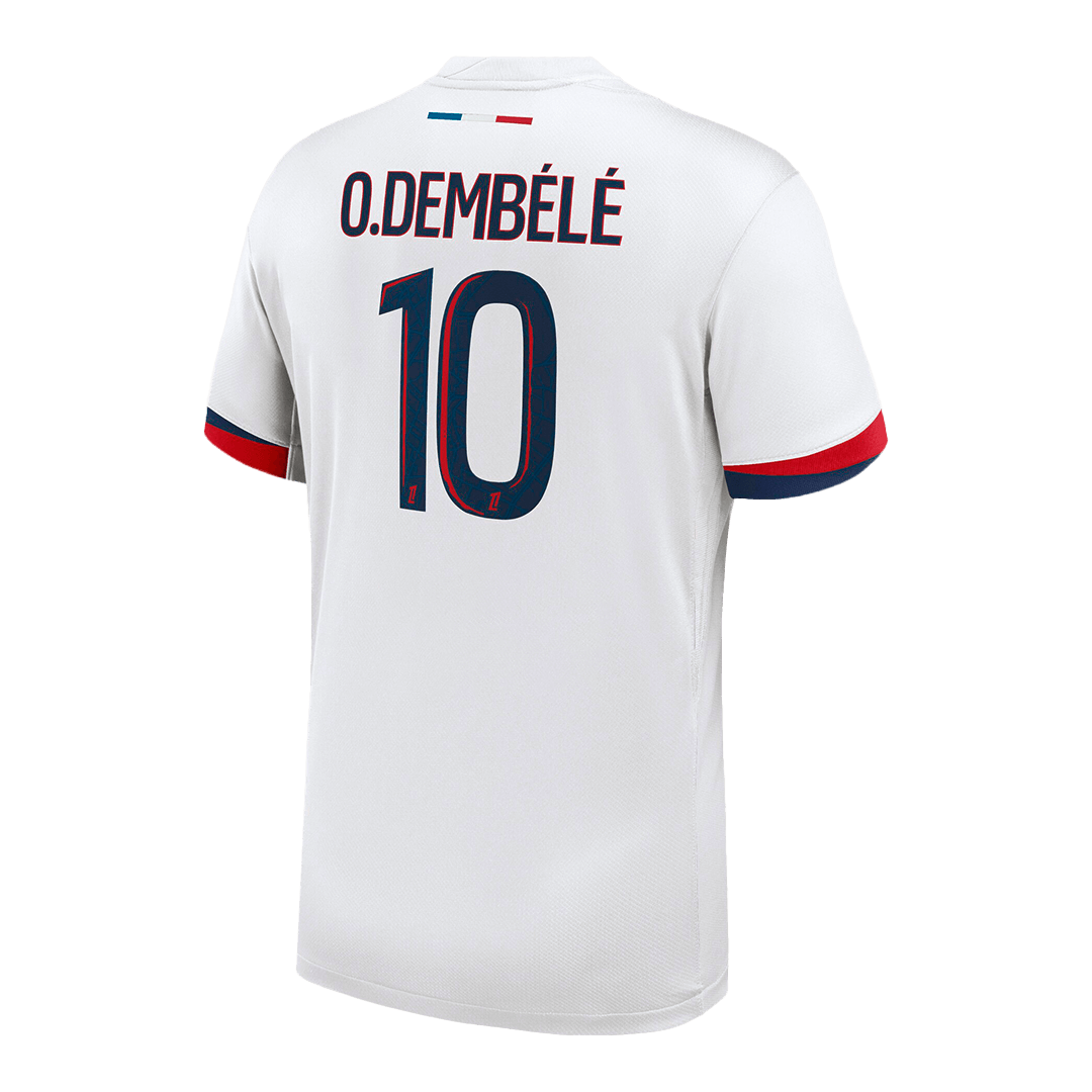 O.DEMBELE #10 Φανέλα Ποδοσφαίρου PSG Εκτός έδρας 2024/25