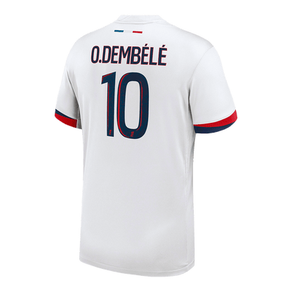 PSG O.DEMBÉLÉ #10 PSG Soccer Jersey Away Custom Shirt 2024/25