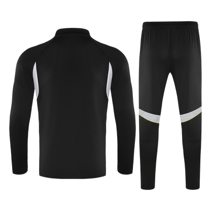 Real Madrid 1/4 Zip Tracksuit 2025/26 Black