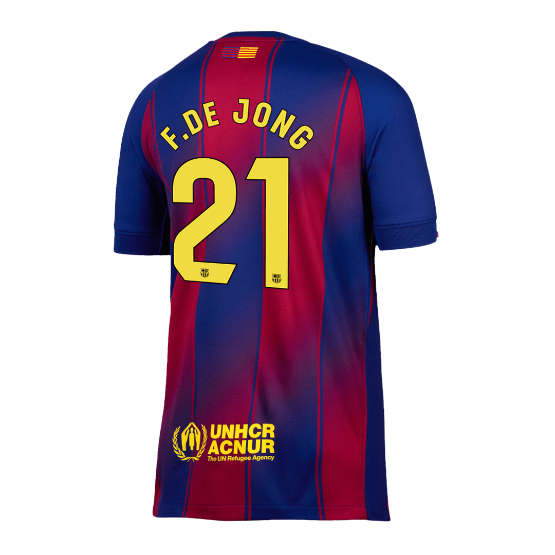 Barcelona F.DE JONG #21 Εντός Έδρας Φανέλα Ποδοσφαίρου 2025/26