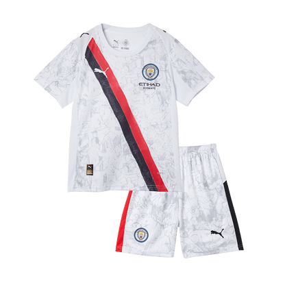 Manchester City KidSuper Kids Soccer Jerseys Kit 2025/26 - Club World Cup