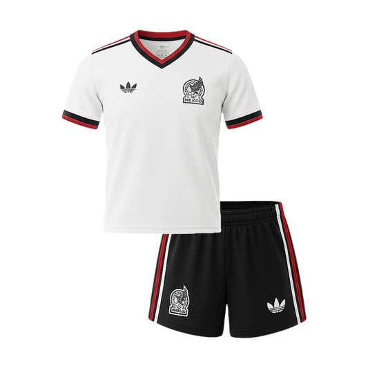 Mexico Away World Cup Kids Soccer Jerseys Kit 2026