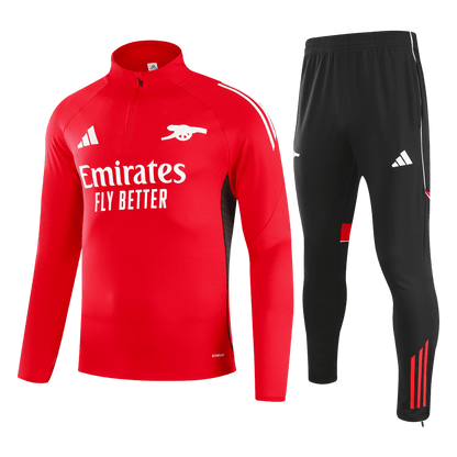 Arsenal 1/4 Zip Tracksuit 2025/26 Red