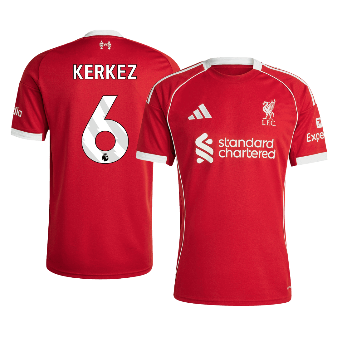KERKEZ #6 Liverpool Εντός Έδρας Φανέλα Ποδοσφαίρου 2025/26