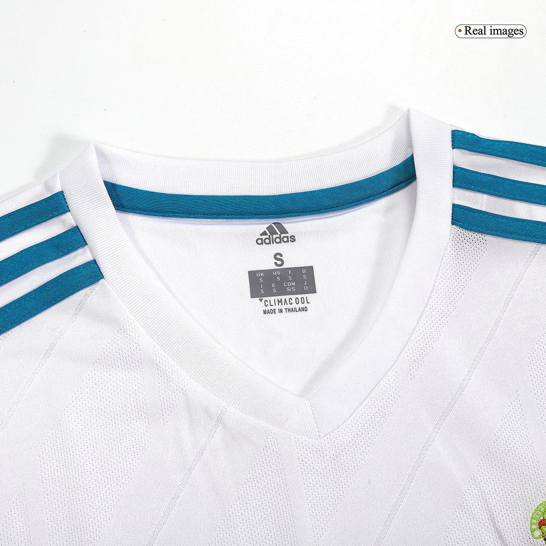 SERGIO RAMOS #4 Real Madrid Retro Jersey Home Soccer Shirt 2017/18